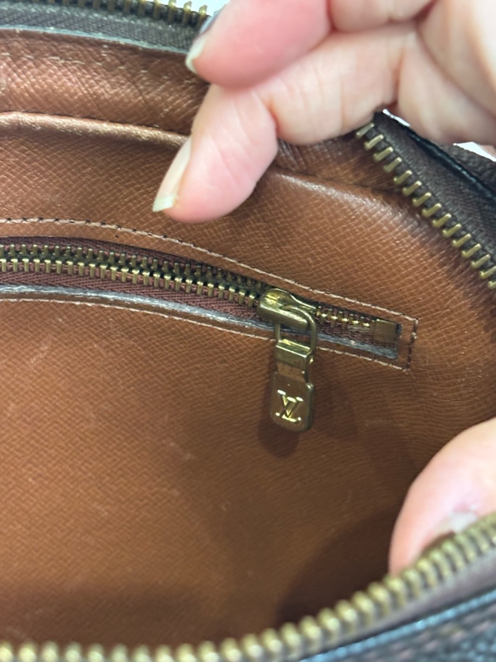 Louis Vuitton Monogram Canvas Wristlet - Brown and Gold - Picture 8 of 16